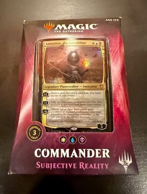 mtg aminatou commander deck MTG Commander Deck EDH Deck Aminatou, the Fateshifter 100 Magic Cards  Custom Deck Planeswalker Commander Flicker Deck Esper main image 0