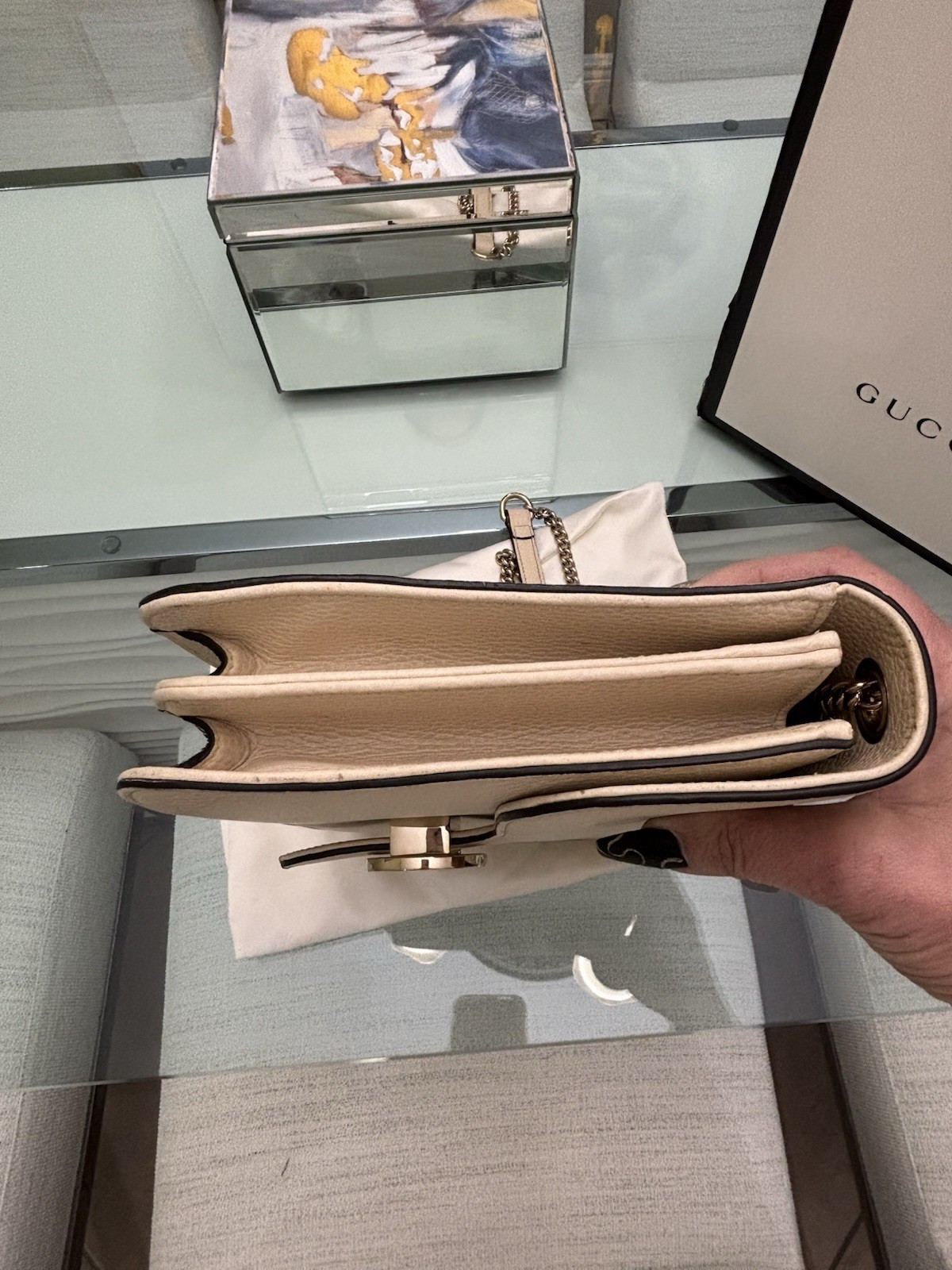 Authentic Gucci 510303 GG Interlocking Large Leat… - image 4