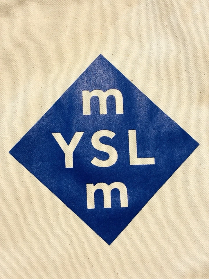 Bolsa tote de lona YVES SAINT LAURENT Musee Marrakech, unissex - Imagem 4 de 4