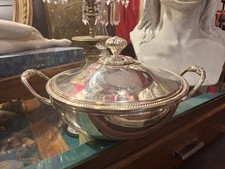 Christofle Argent Légumier Perles Argent Plaqué