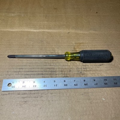 Klein Tools 603-6 No.3 Phillips 11  Inch Round Shank Tip Screwdriver