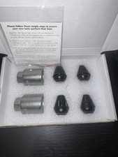Advanced Wheel Locks Black For Honda And Acura M12x1.5 Ball Seat