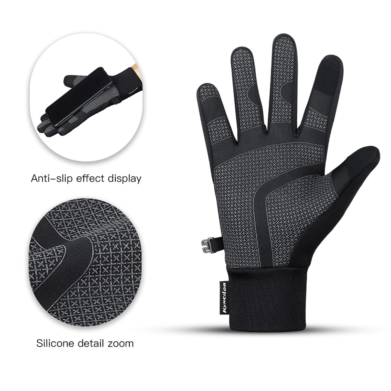 Winter Warm Gloves, Thin Windproof Waterproof The… - image 6