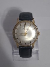 Mens Vintage MONTINE 17 Jewels Swiss Made Mechanical Wristwatch