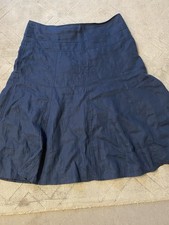 Damen Rock 100% Leinen Franco Callegari Größe 44