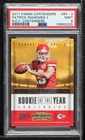 2017 Panini Contenders Rookie of the Year Patrick Mahomes II #RY-3 PSA 9 MINT RC
