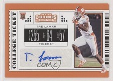 2019 Panini Contenders Draft Picks College Ticket Tre Lamar #233 Auto a8r