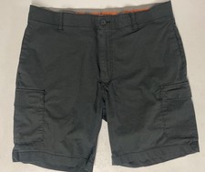 WEARFIRST Men's Lightweight Cargo Shorts BLACK 38 Stretch Cotton/Nylon 9" Inseam