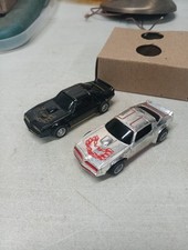 Vintage TYCO HO Slot Car Firebird Trans AM Chrome Red Trim Black Gold 1979
