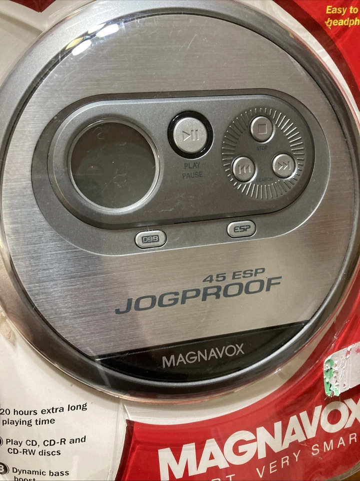 Philips Magnavox Jog-Proof Reproductor de CD 45 ESP Anti-Salto MPC270 ¡Nuevo Sellado! Foto 4 de 4