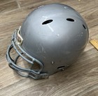 Riddell Revolution Adult Size Medium Silver Football Helmet w/ Silver Face Mask