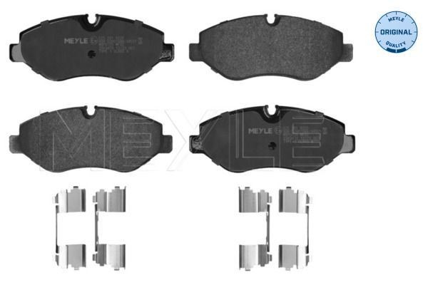 MEYLE 025 291 9220 BRAKE PAD SET DISC BRAKE Front