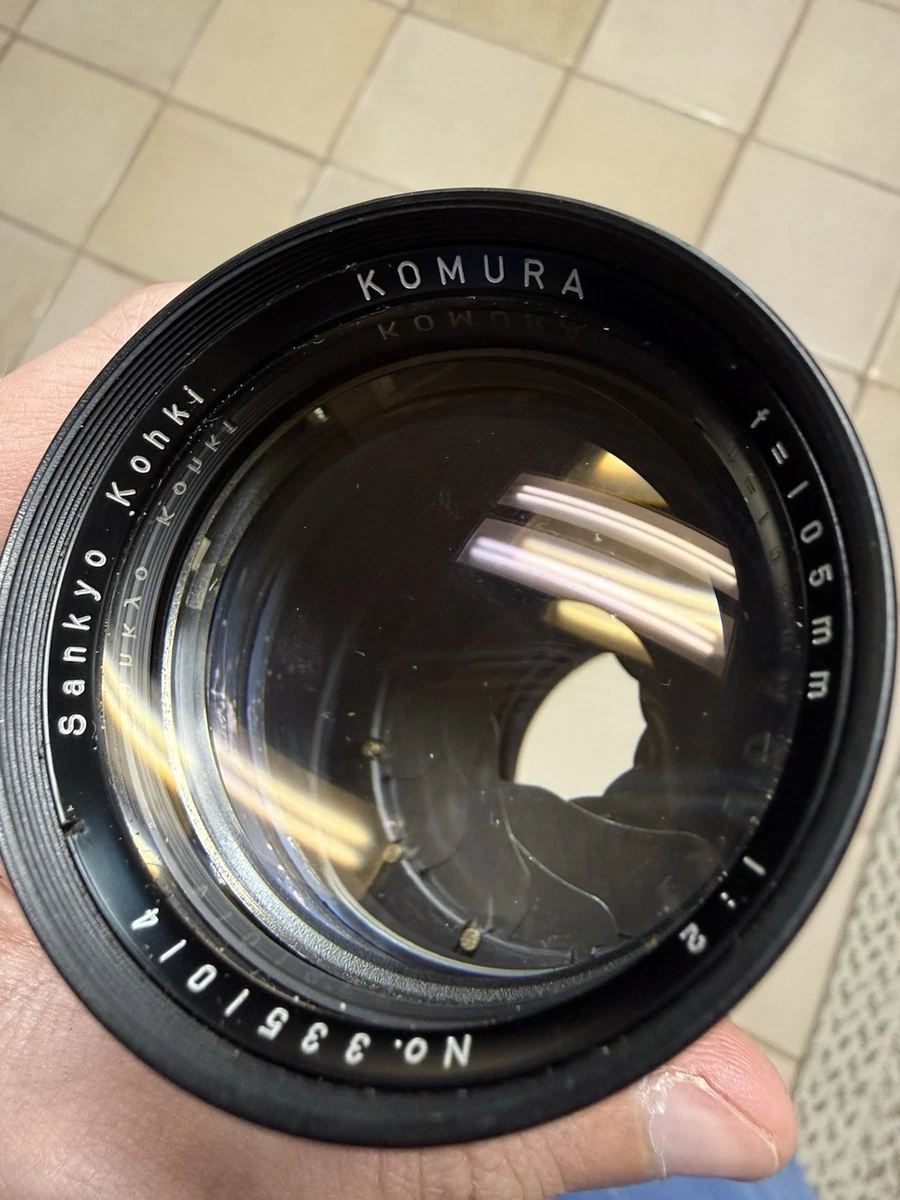 RARE Uni Exakta Mount Lens Sankyo KOMURA 105mm f/2 Manual Focus | eBay