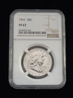 1961 Franklin Silver Half Dollar NGC Graded PF67 #4958205-033