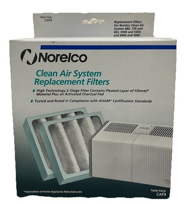 Norelco Clean Air System Replacement Filter CAF9 Twin Pack