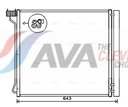 Fits AVA BW5474D BMW X6 SERIES E71 (2008) X6 XDRIVE 50I 4.4 AIR CONDITIONING RA