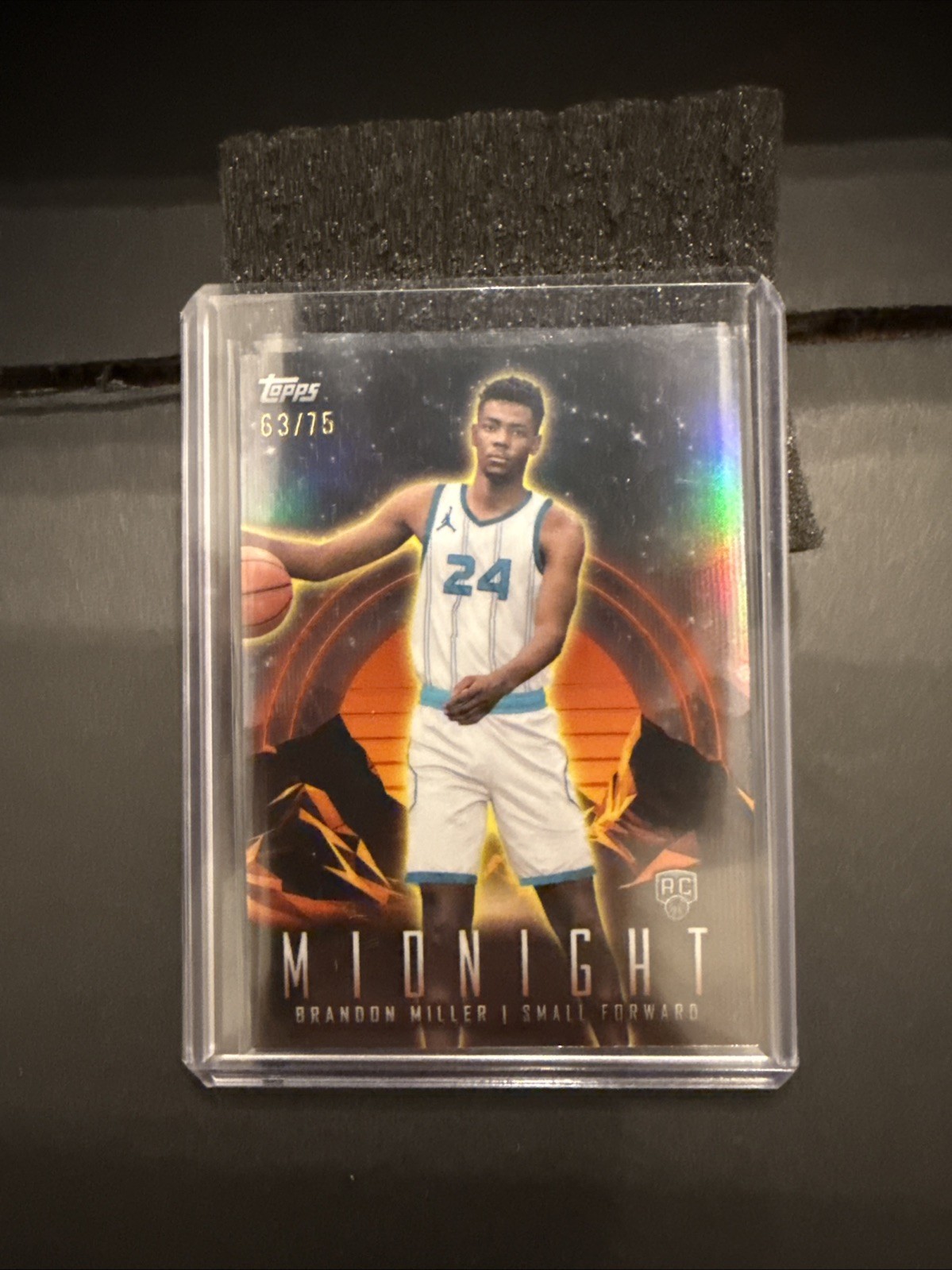 2023-24 Topps Midnight - Brandon Miller #17 Dusk /75 (RC)