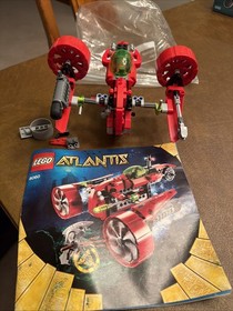 Incomplete LEGO Atlantis Typhoon Turbo Sub 8060 Spare Parts No Minifigs