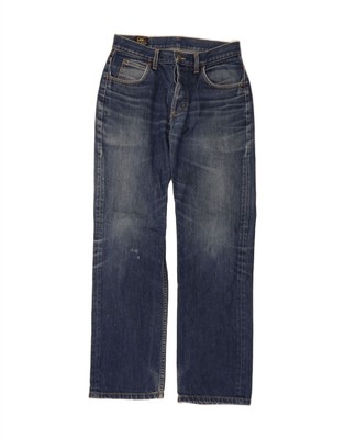 LEE Herren Seattle Straight Jeans W33 L31 Blau Baumwolle AO09