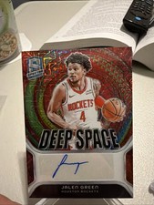 2023-24 Spectra Deep Space Jalen Green Auto /25 Mojo Rockets