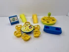 Vintage Fisher-Price Little People Play Family Nursery School Furniture Set