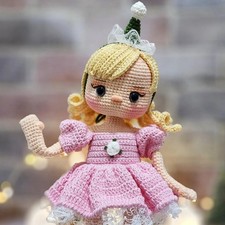 Sophia Crochet Doll, Handmade Crochet Amigurumi Doll Gift, Amigurumi Doll