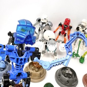 LEGO Bionicle Lot Original Toa Mata Set of 8 + Masks (8531-8536)