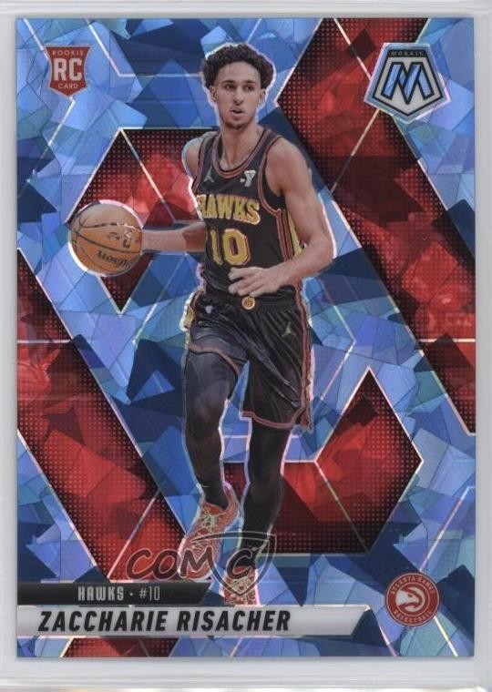2024-25 Panini Mosaic Rookies Ice Prizm 107/125 Zaccharie Risacher #213 1o52