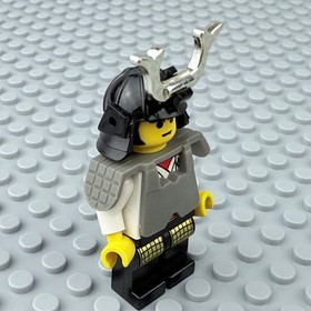 LEGO Ninja Shogun Minifigure White w/ Armor cas057 3053 3077 3050