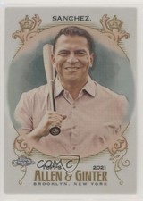 2021 Topps Allen & Ginter Chrome Refractor Jesse Sanchez #260 0gn5