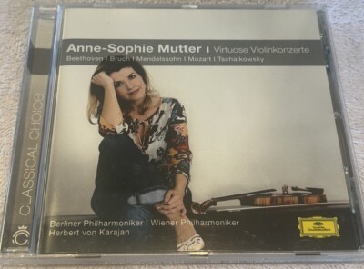 ANNE -SOPHIE MUTTER - Virtuose Violinkonzerte Deutche Grammophon Very Good + C36