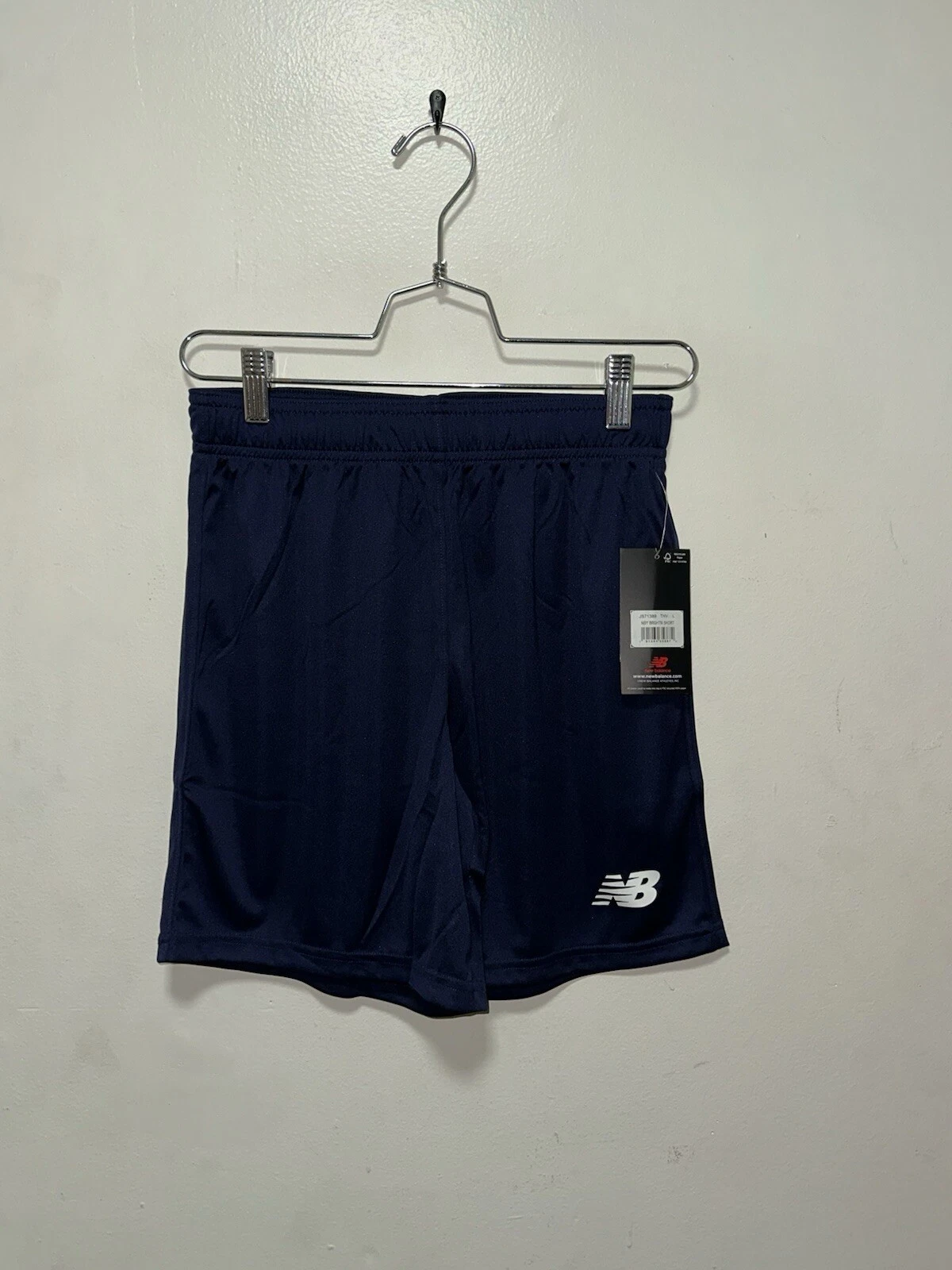 Pantaloncini sportivi New Balance Youth Brighton Blue nuovi con etichette Taglia: Youth Large