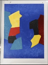 SERGE POLIAKOFF 1974 RARE VINTAGE ORIGINAL Lithograph Poster