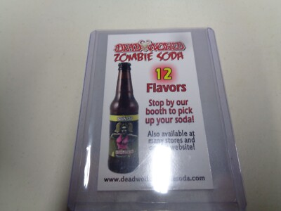 #ad Zombieworld Zombie Soda Business Card RARE Zombie World $9.99