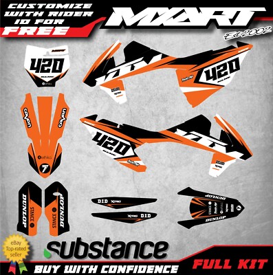 Graphics for KTM SX 125 150 250 2016 2017 2018 HOOK style decal kit sticker kit