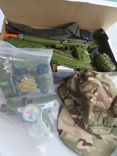Gift in Box Kids Army Solider Dress Up Costume Large New 15 Pieces KN-15D