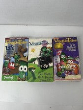 VeggieTales VHS Tapes Lot Of 3 Lyle The Kindly Viking, Toy That Saved Christmas