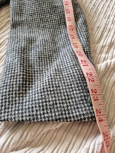 Giacca blazer vintage St Michael M&S Harris tweed, nero grigio, taglia 40" - Foto 11 di 12