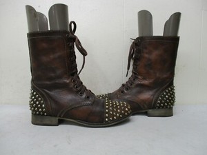 steve madden spiked combat boots