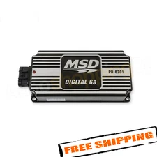 MSD 62013 Black Digital 6A Ignition Control for 4, 6 or 8 Cylinder Engines