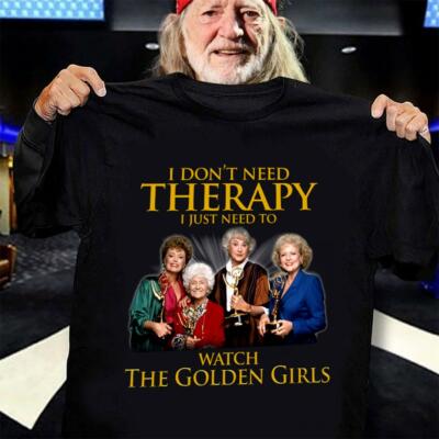 Golden Girls Signature Heavy Cotton Schwarz Unisex T-Shirt