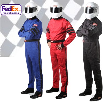 RaceQuip 110 Series Single-Layer Race Suit - All Sizes and Colors - SFI-3.2A/1