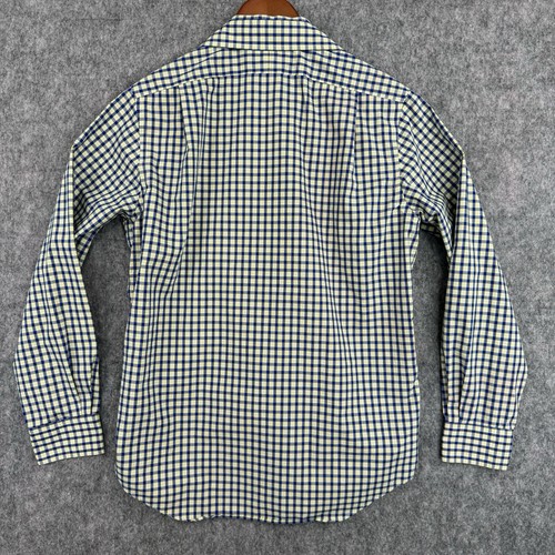 Polo Ralph Lauren Shirt Mens M Blue Yellow Plaid Button Front Pony Long Sleeve - Picture 8 of 8