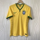 BRASIL 2014 HOME FOOTBALL SHIRT SOCCER JERSEY AUTHENTIC NIKE 575276-703