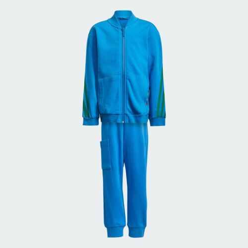 adidas x LEGO Classic Track Suit Ages 1-6 Blue RRP £45 Brand New H26649 - Picture 1 of 7