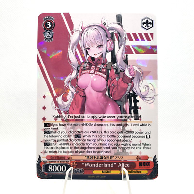 Weiss Schwarz Goddess Nikke - ''Wonderland'' Alice - NIK/S117-E060 RR Foil EN