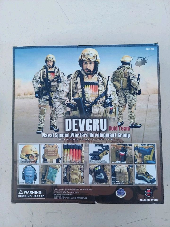 Figura de acción Soldier Story DEVGRU Gold Team escala 1/6 SS033 Foto 2 de 4
