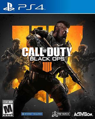 Call of Duty Black OPS 4 PS4 PlayStation 4 Rated M by ACTIVISION  preowned  orig