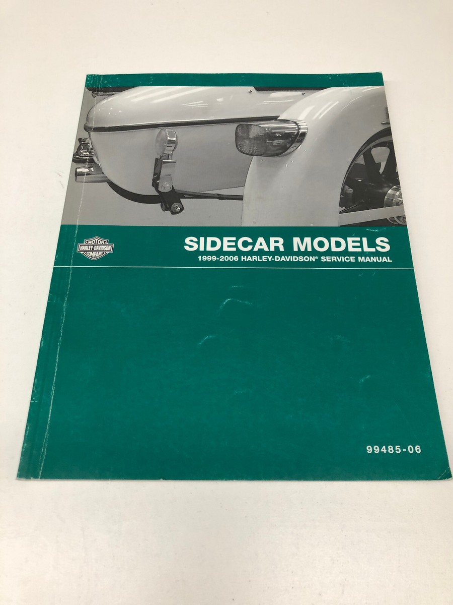 Genuine 1999-2006 Harley Davidson Sidecar Service Manual P/N 99485