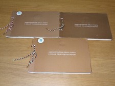 3 libri Francobolli Repubblica Italia del 1975-1976-1977 Lotto